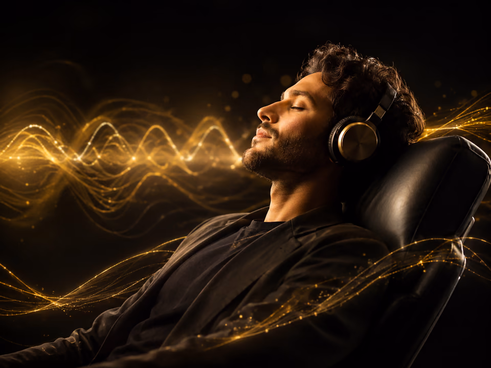 Golden sound waves for manifestation meditation and abundance sound journey