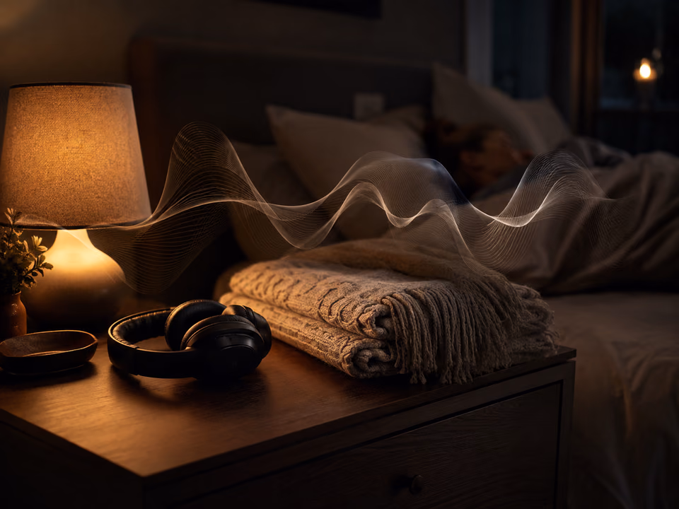 Five minute meditation for anxiety before sleep with calming sound and breath